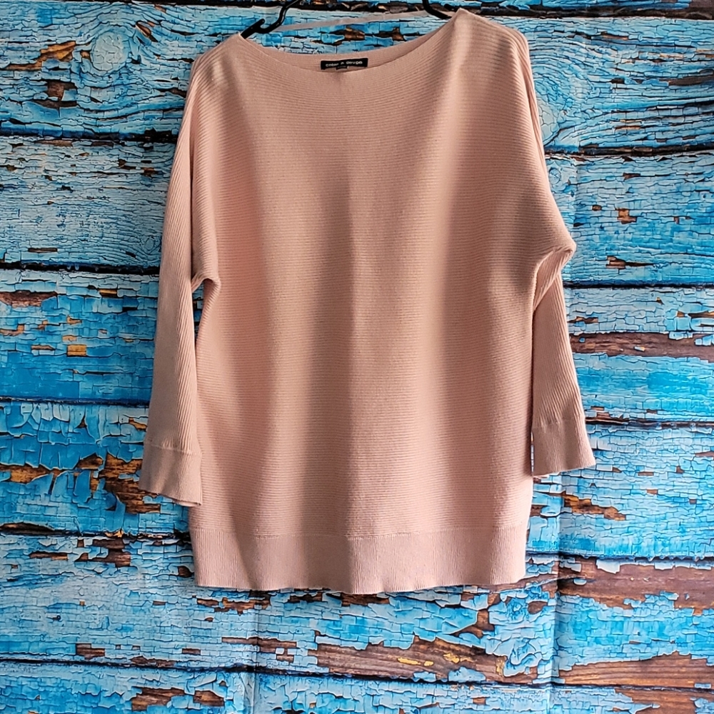 Cable & Gauge L 3/4 sleeve light pink